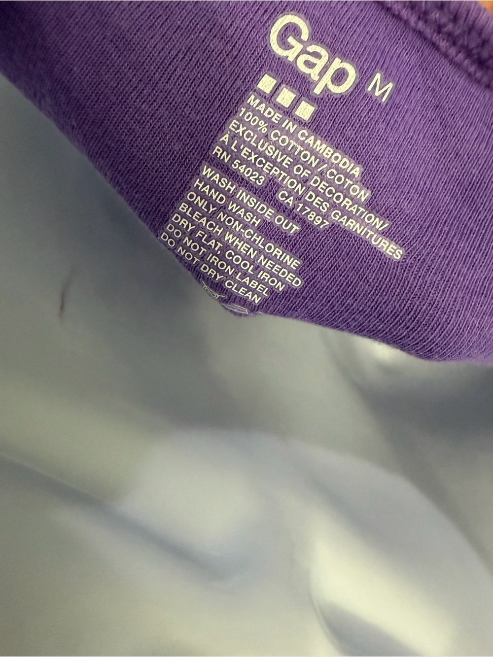 GAP Purple Ruffle Front Tank Top - Picture 4 of 4
